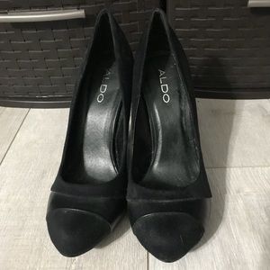 Black Aldo heels